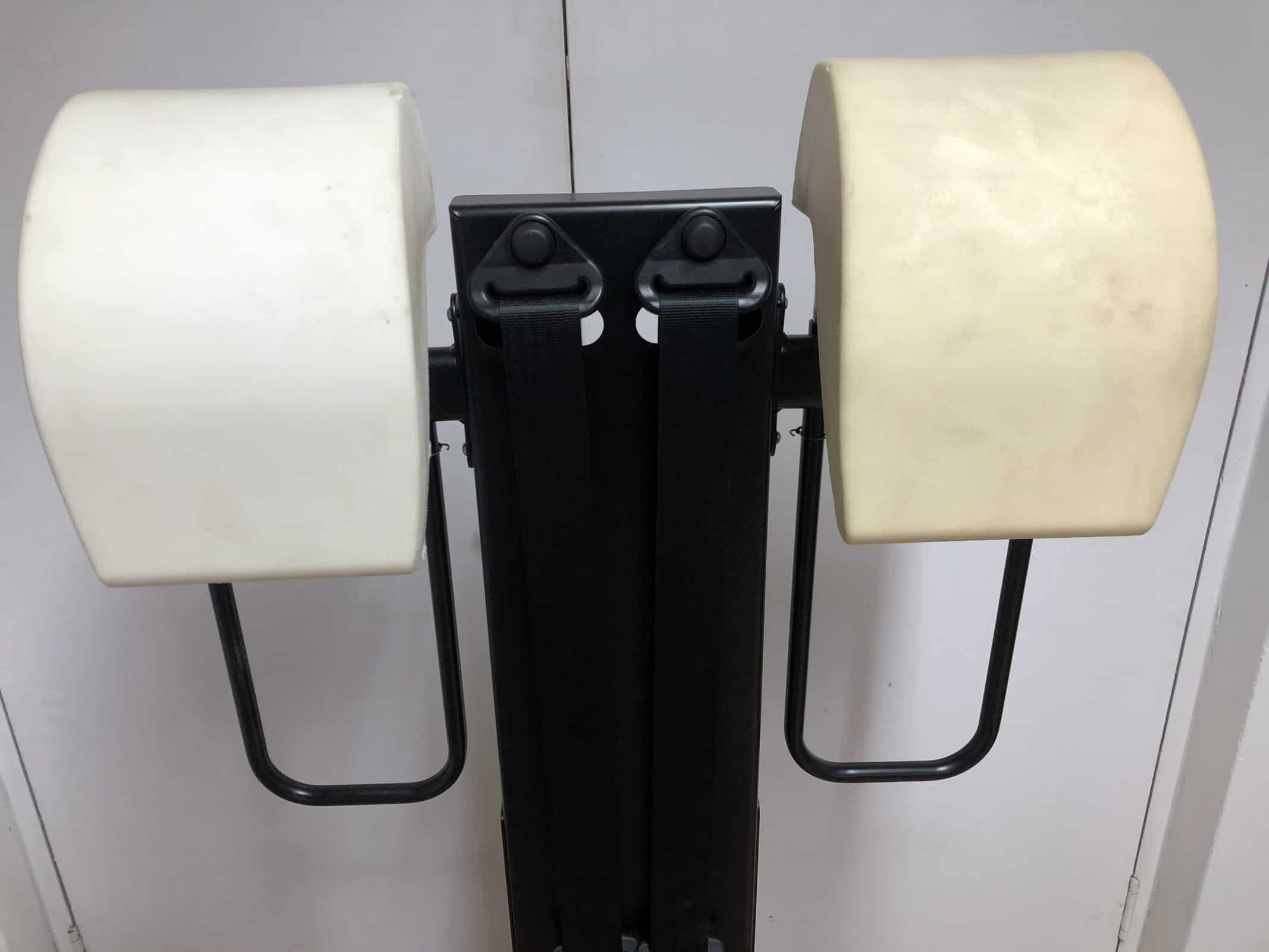 Twin Head rests for seat frame ( L + R hoops, Bar and bolts )