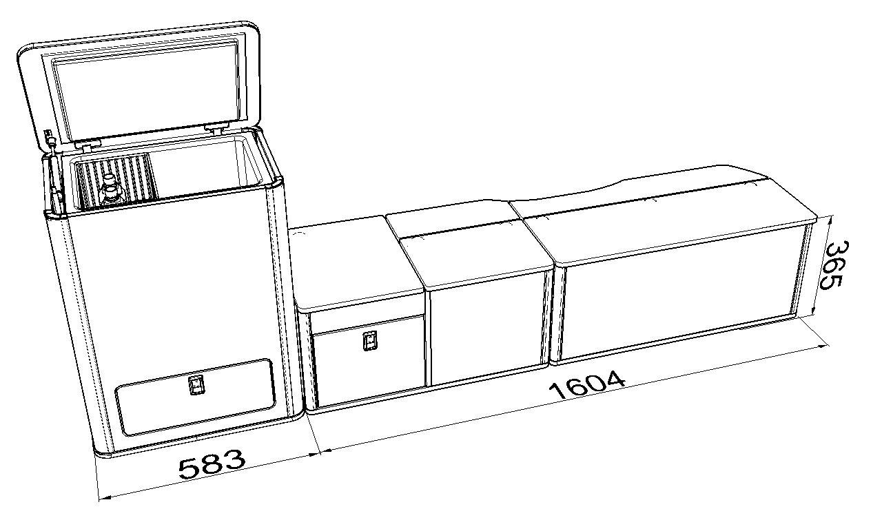 EVO FRIDGE.2 VW SWB (EXTRA LOW KIT) - Image 2