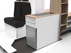 Alternative view of EVO V4.1 LARGE VANS (Side door kitchen pod with Solid back)
