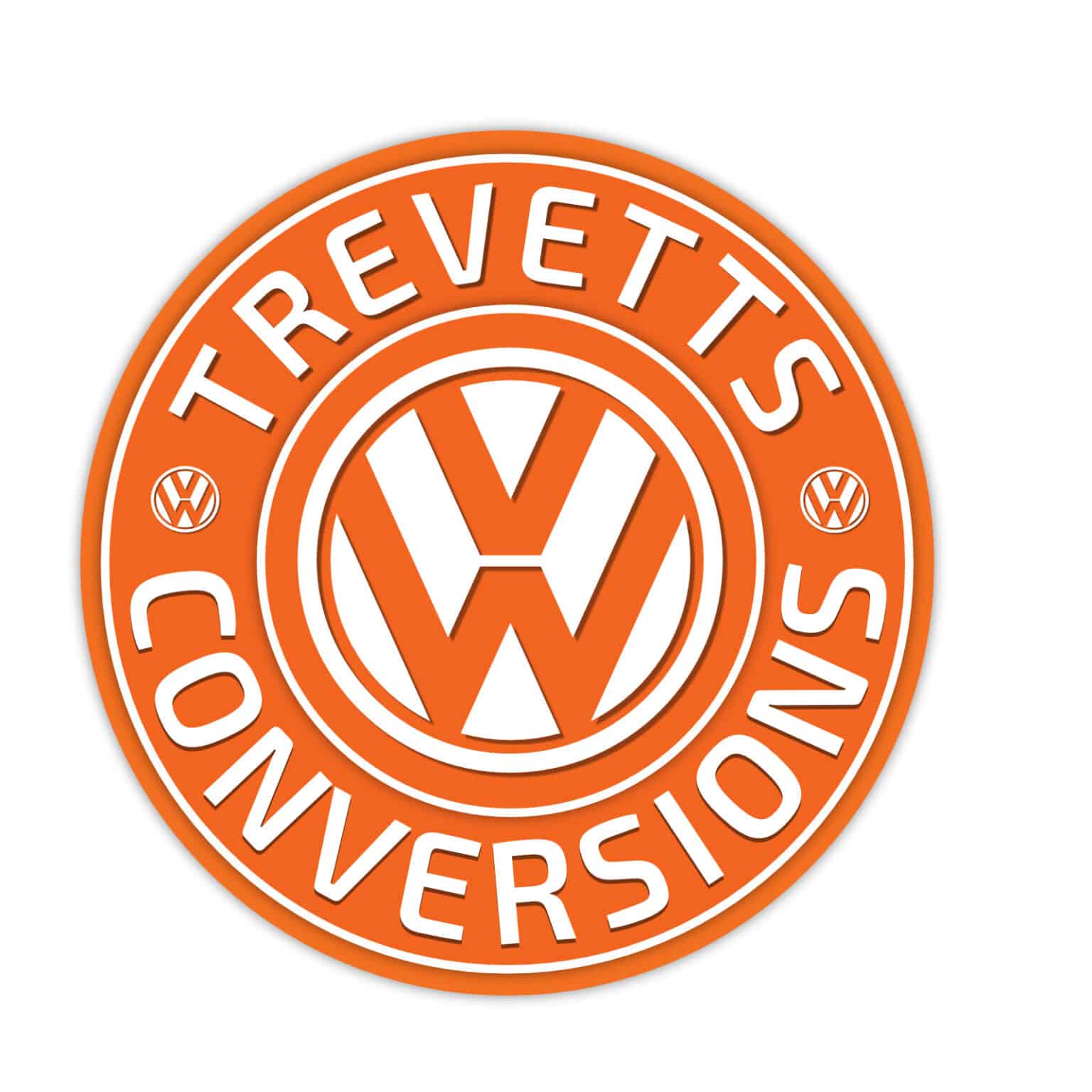 vw logo orange