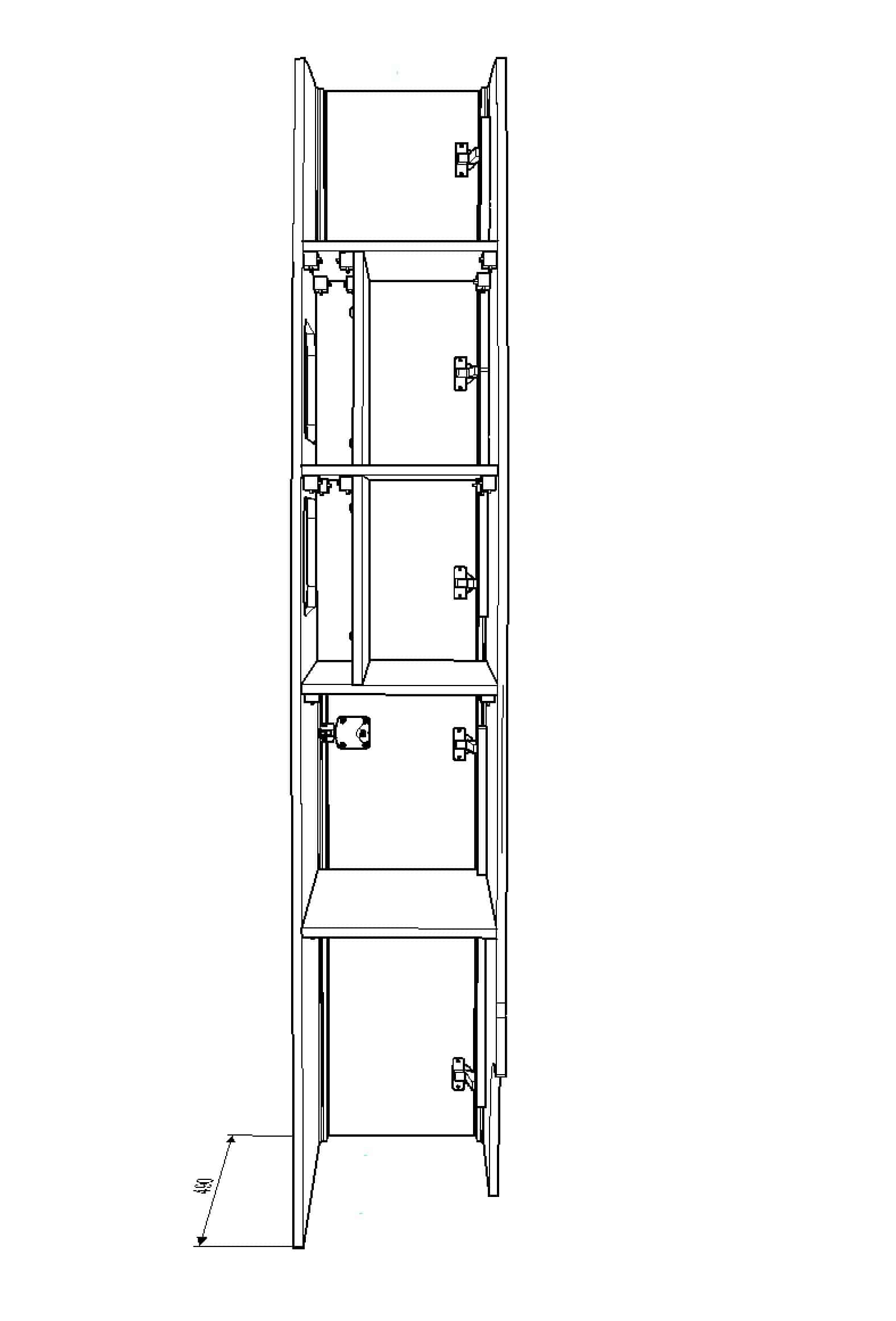 EVO TALL CUPBOARD 335mm - MERC SPRINTER OR VW CRAFTER ( 2006 - 2017 ) - Image 5