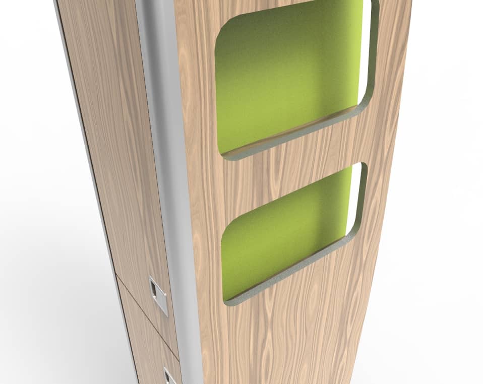 EVO TALL CUPBOARD 335mm - MERC SPRINTER OR VW CRAFTER ( 2006 - 2017 ) - Image 3