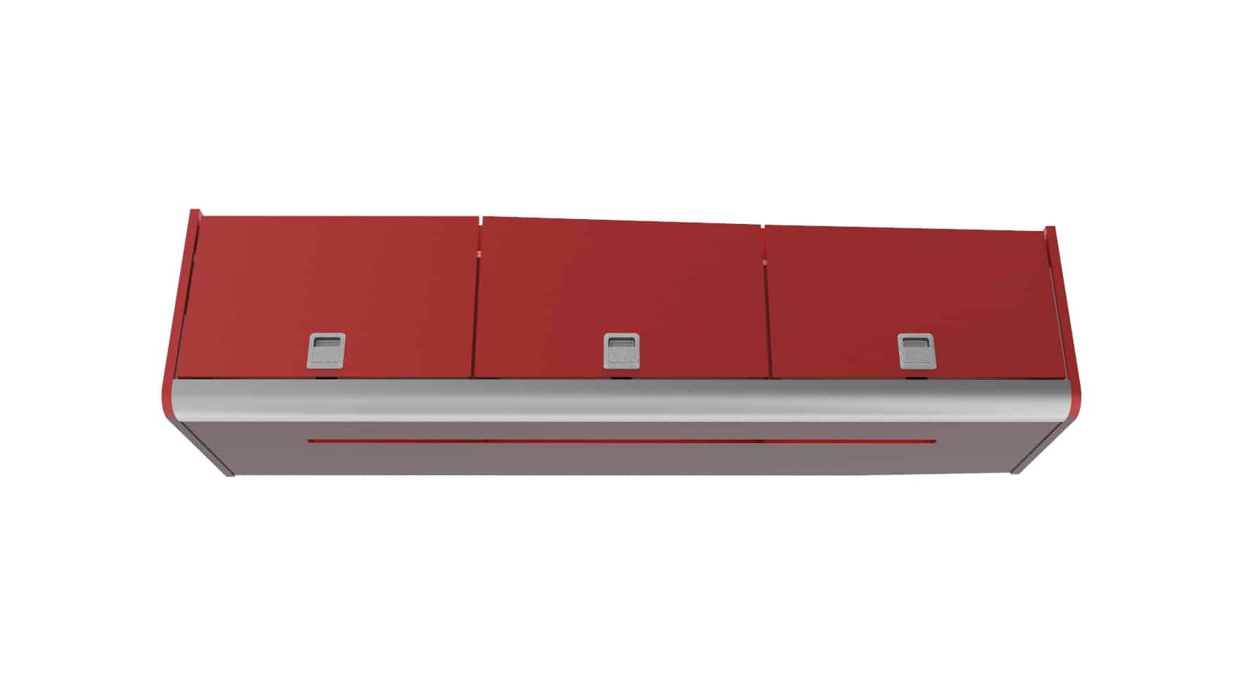 Locker (H) 1390mm Crafter 2017+ 3 door locker rear of van ONLY
