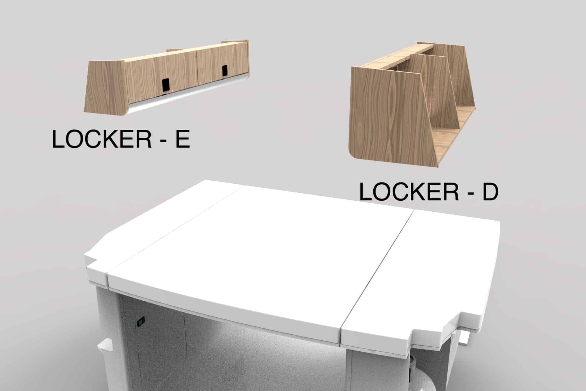 Locker (D) 1200mm Sprinter (D1 + D5) High level ( SALE 25697301) - Image 3