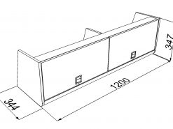 Alternative view of Locker (D) 1200mm Sprinter (D1 + D5) High level ( SALE 25697301)