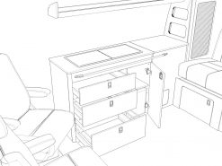 vw t6 long furniture
