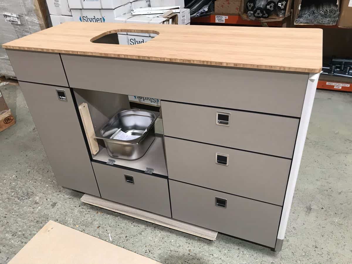 EVO V5 LARGE VANS Side door kitchen pod + Oven Grill - Image 7