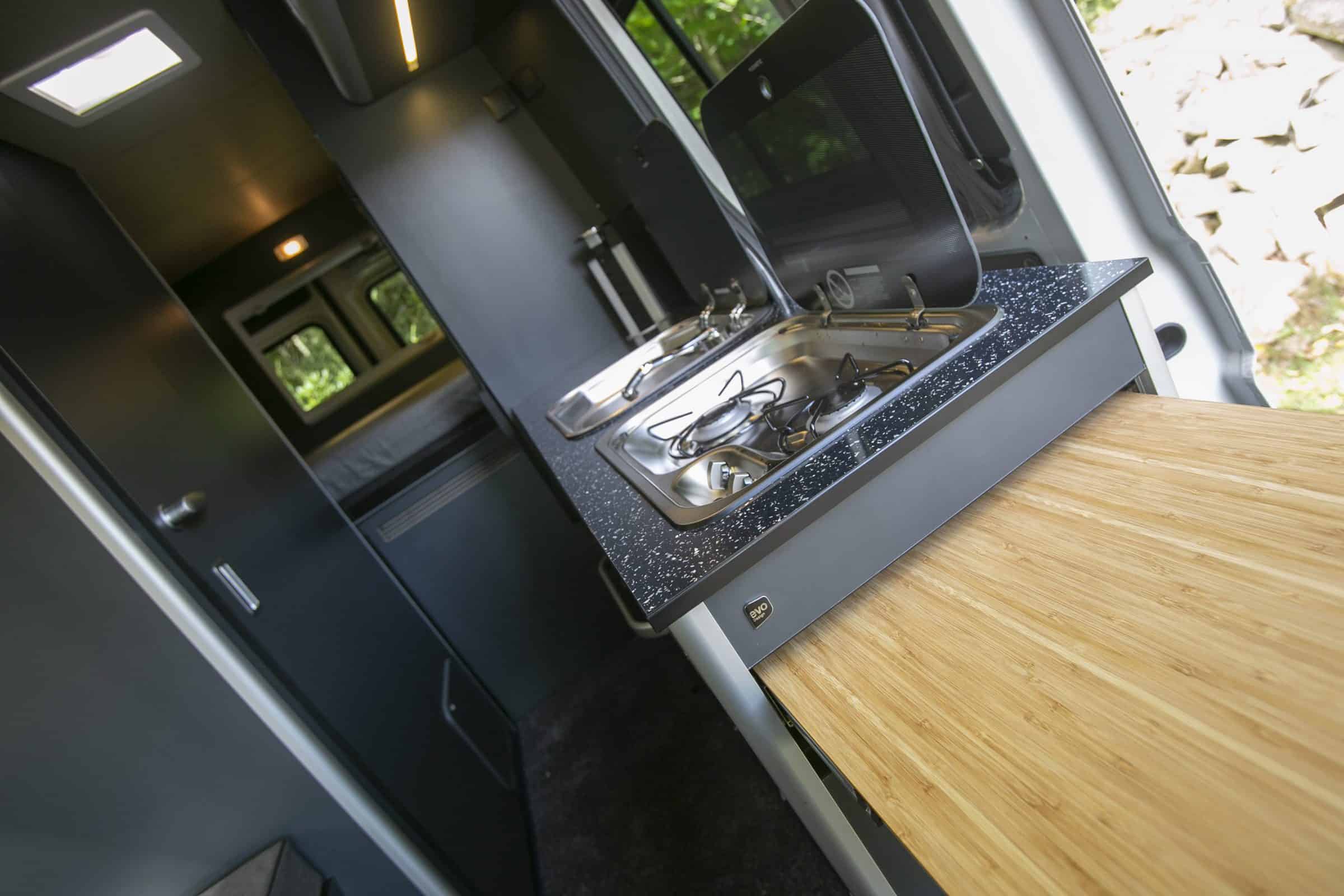 EVO V5 LARGE VANS Side door kitchen pod + Oven Grill - Image 26
