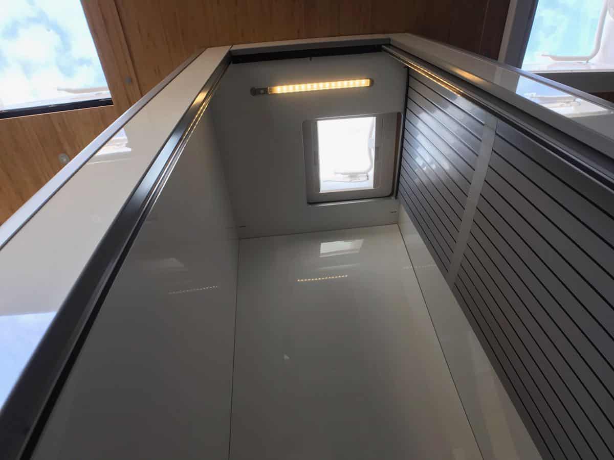 Black Tambour Door for Shower Toilet Cubicle 2000 x 600 mm - Image 12