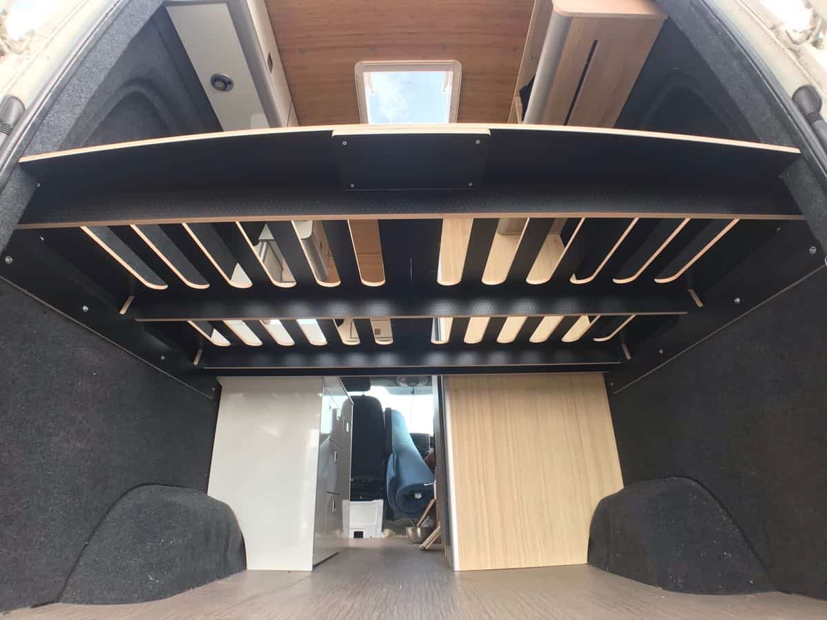 REAR BED PLATFORM SPRINTER to present & Crafter 2006 - 2017 MWB - Black Heksa - Image 7