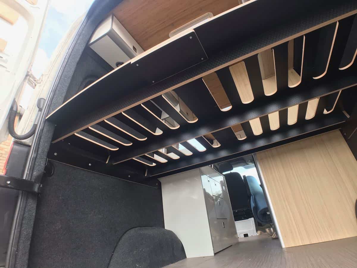REAR BED PLATFORM SPRINTER to present & Crafter 2006 - 2017 MWB - Black Heksa - Image 3