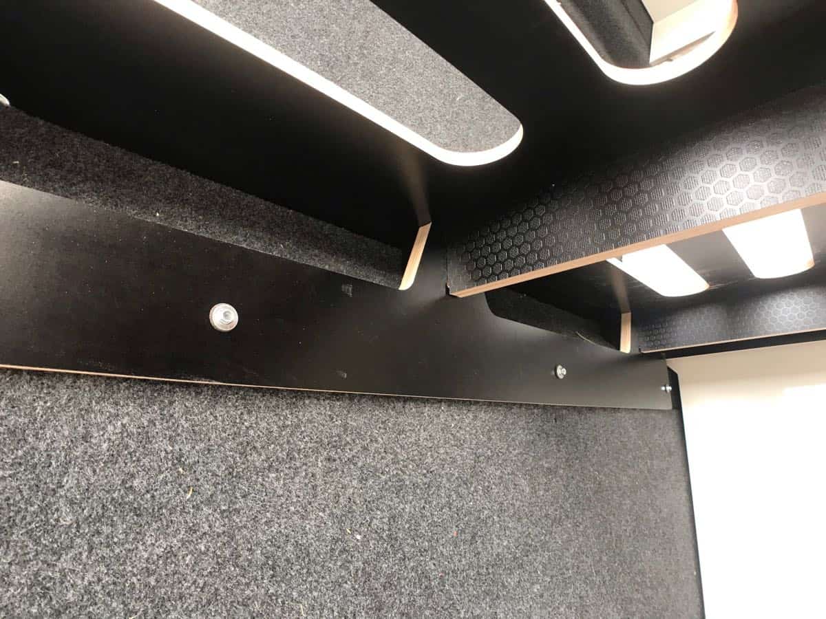 REAR BED PLATFORM SPRINTER to present & Crafter 2006 - 2017 MWB - Black Heksa - Image 10