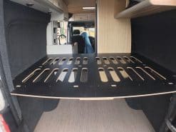 Alternative view of REAR BED PLATFORM SPRINTER to present & Crafter 2006 - 2017 MWB - Black Heksa