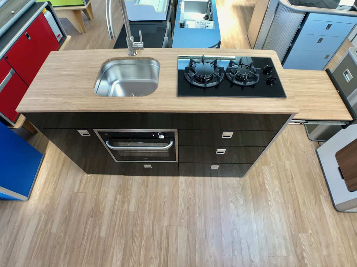 EVO V5 LARGE VANS Side door kitchen pod + Oven Grill - Image 12