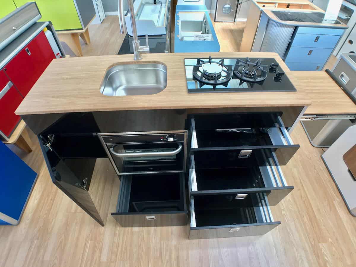 EVO V5 LARGE VANS Side door kitchen pod + Oven Grill - Image 14