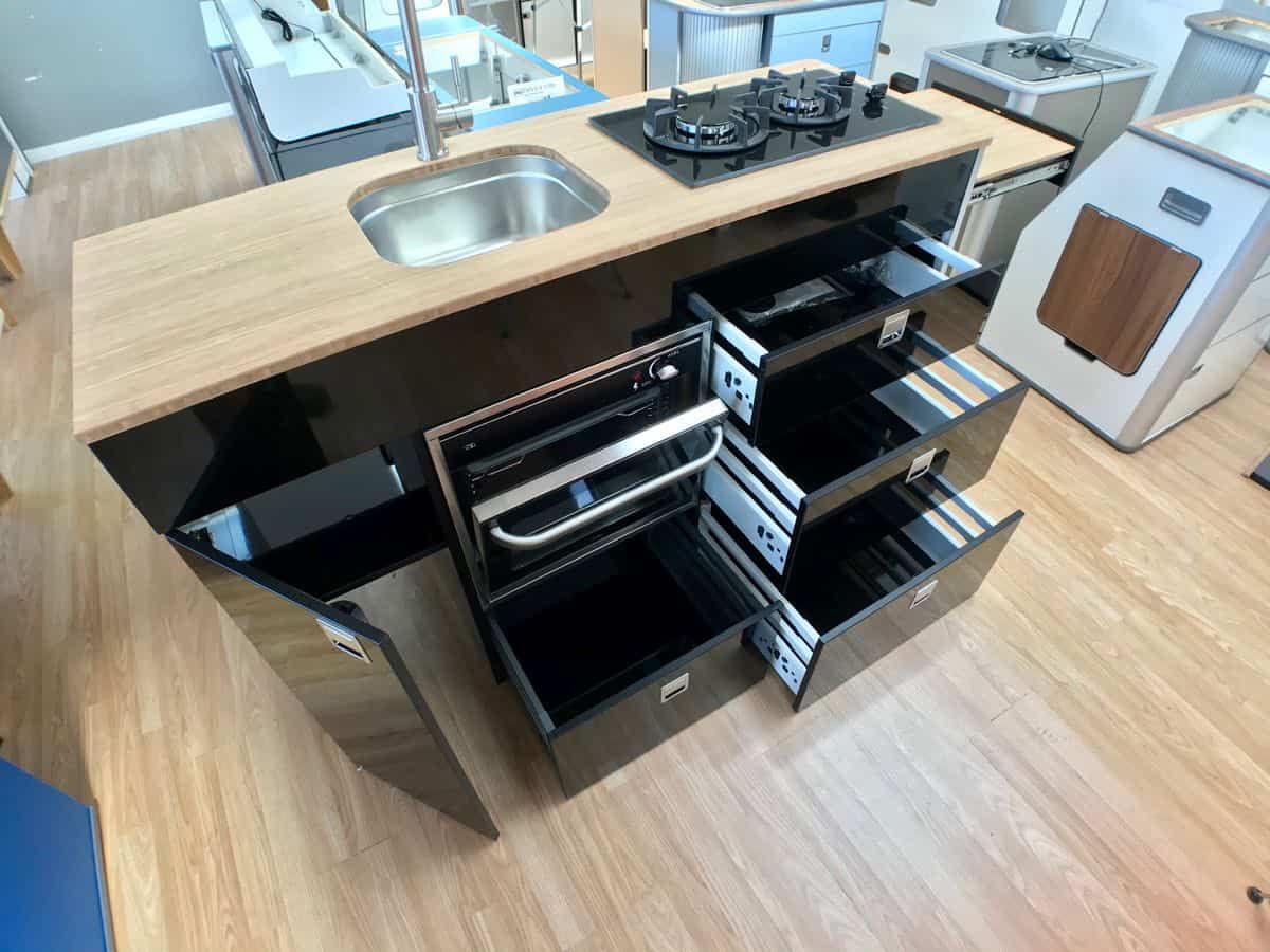 EVO V5 LARGE VANS Side door kitchen pod + Oven Grill - Image 13