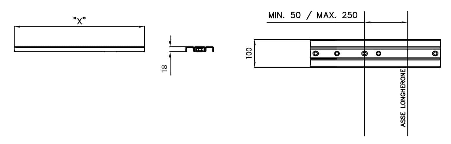 SEAT BRACKET FOR DECENTRALISED FIXING 100MM OFFSET- FIAT DUCATO - Image 4