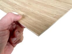 Alternative view of 4.5mm Bamboo veneer single sided BIRCH Ply sheet ( 2440mm x 1220mm )