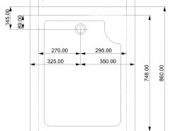 Alternative view of Micro shower tray  ( D )+ wheel arch cover crafter 2006 to 2017 / Sprinter 2006 +