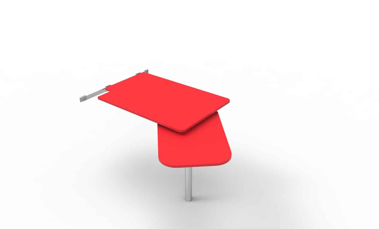 iLSE Rotating table leg + twin worktops tops + mito table rail - Image 3