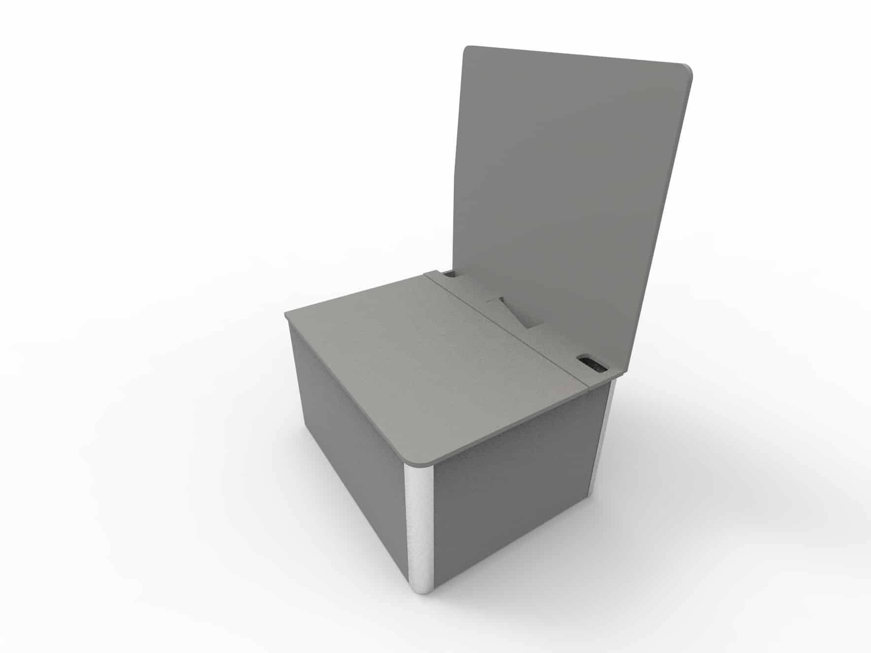 Seat frame box