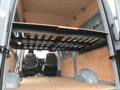 Alternative view of REAR BED PLATFORM Crafter 2017 Onwards MWB Black Heksa