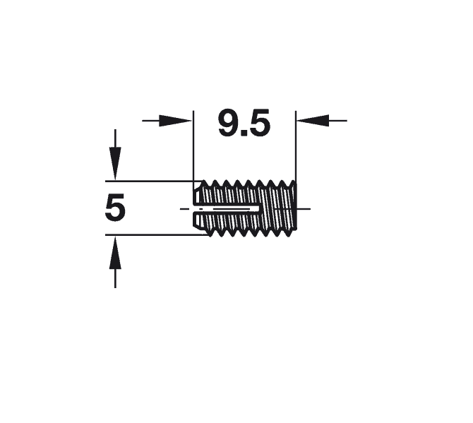 100x Plastic Dowels (5mm diameter) - Image 2