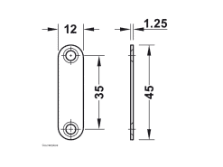 Alternative view of Magnetic Door/Draw catch