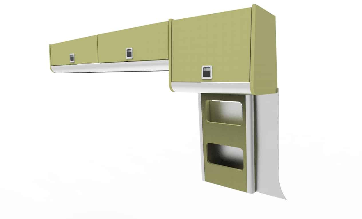 Locker N 1650mm Crafter Man TGE MWB van