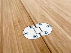 Folding Table 16mm Bamboo Table ( Square when folded )