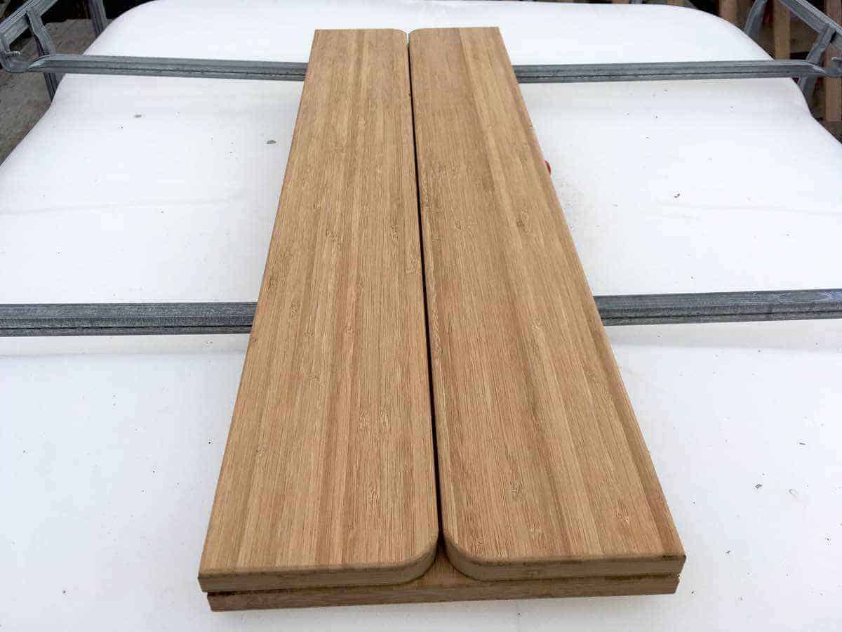 Folding Table 16mm Bamboo Table - Image 4
