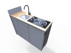 EVO V7 LARGE VANS Side door kitchen pod