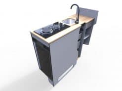 Alternative view of EVO V7 LARGE VANS Side door kitchen pod