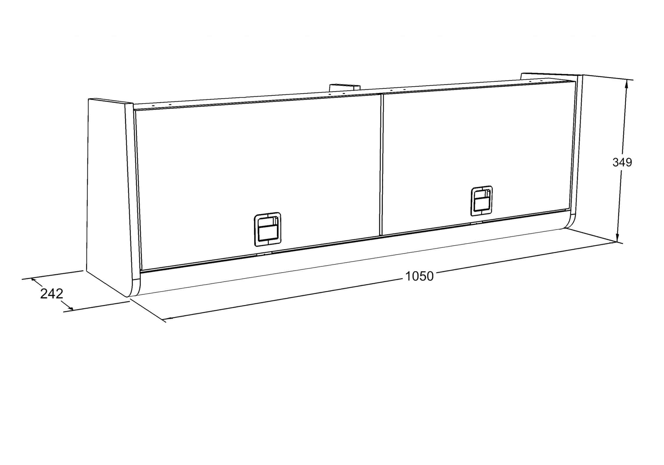 Locker L 1050mm Crafter & MAN TGE - Image 7