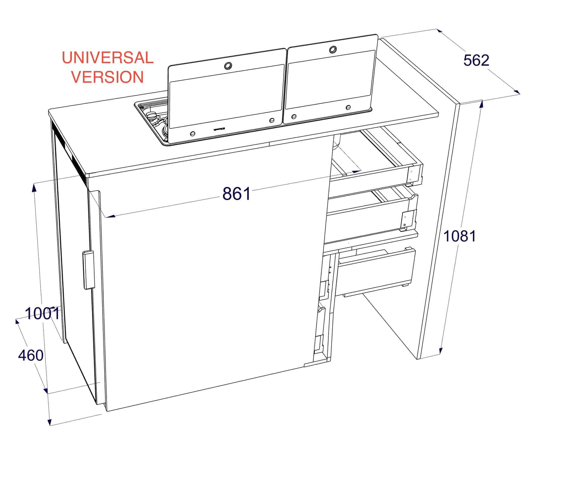 EVO V8 – LARGE VANS Side door kitchen pod - Image 6