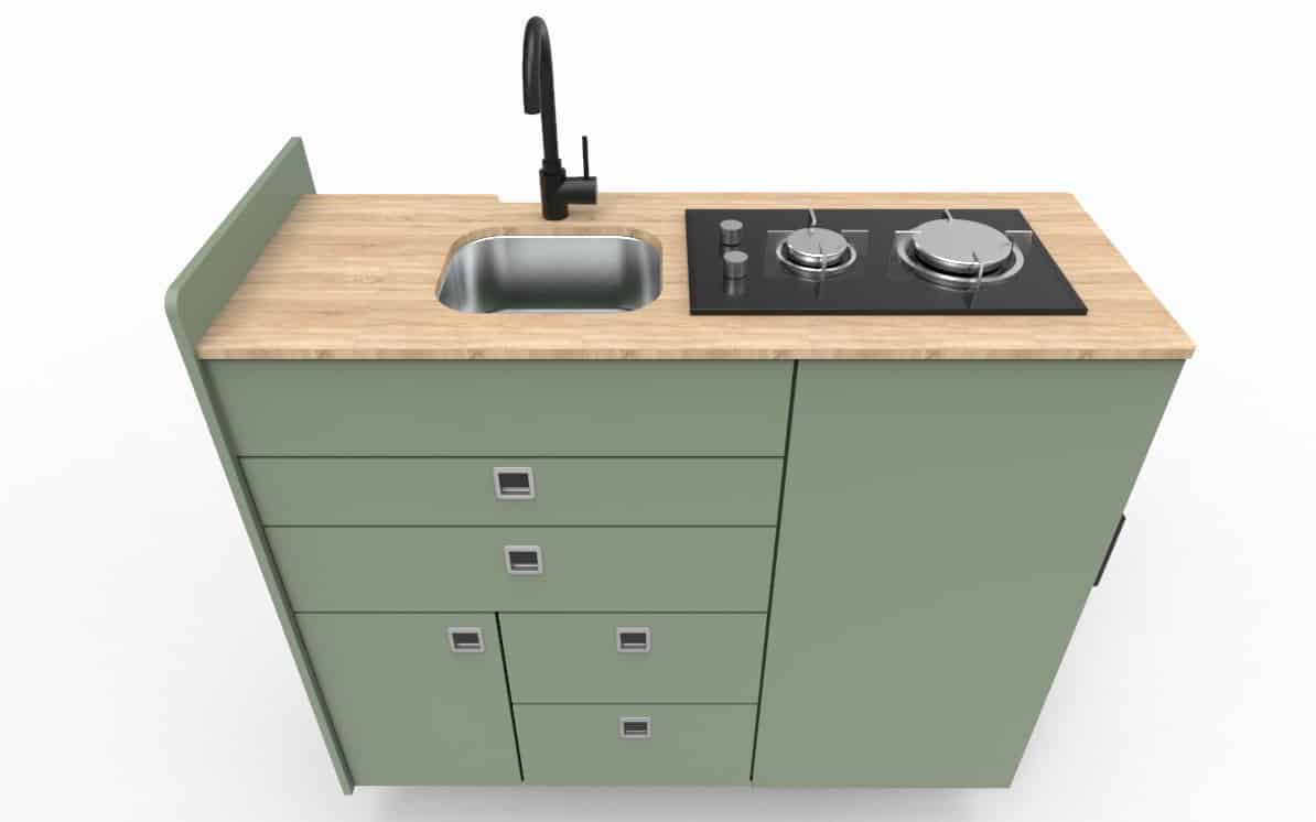 vw crafter man tge sprinter kitchen pod