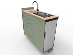 Alternative view of EVO V8 – LARGE VANS Side door kitchen pod