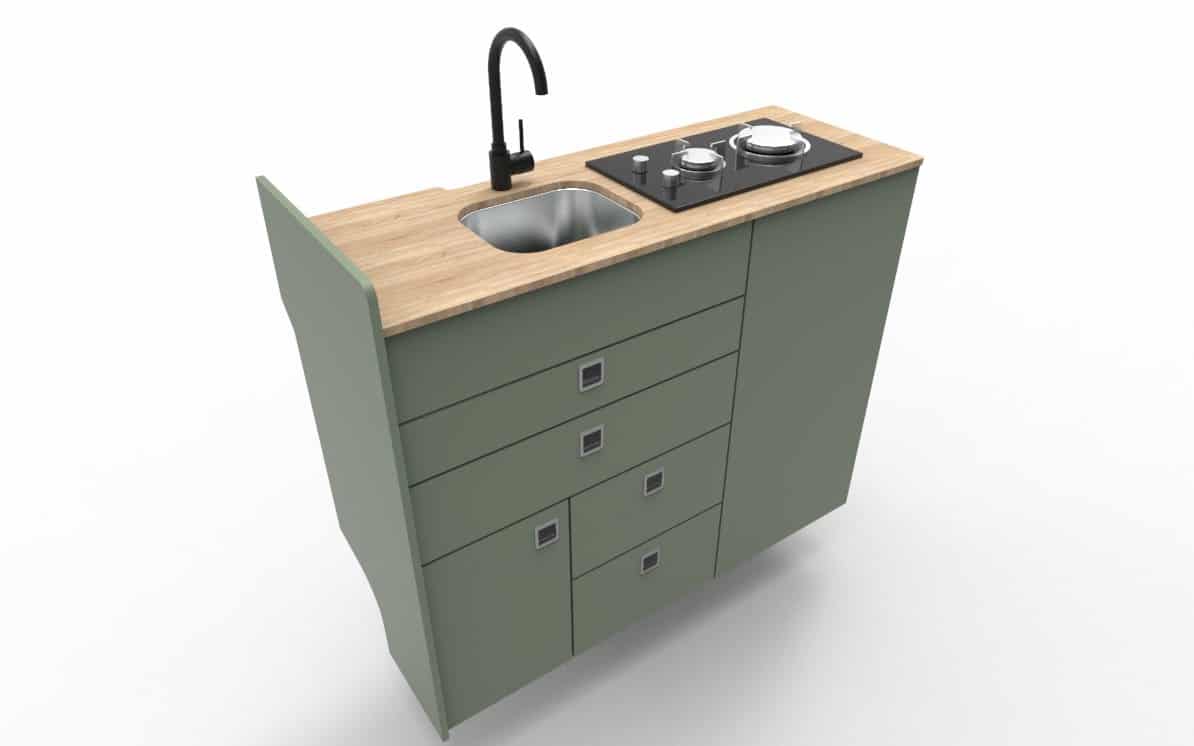 EVO V8 – LARGE VANS Side door kitchen pod - Image 7