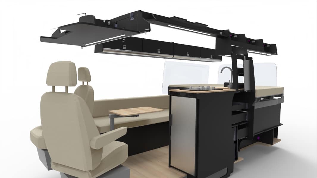 Locker X - 3037mm - Crafter 2017+ - 4 Doors - Image 8