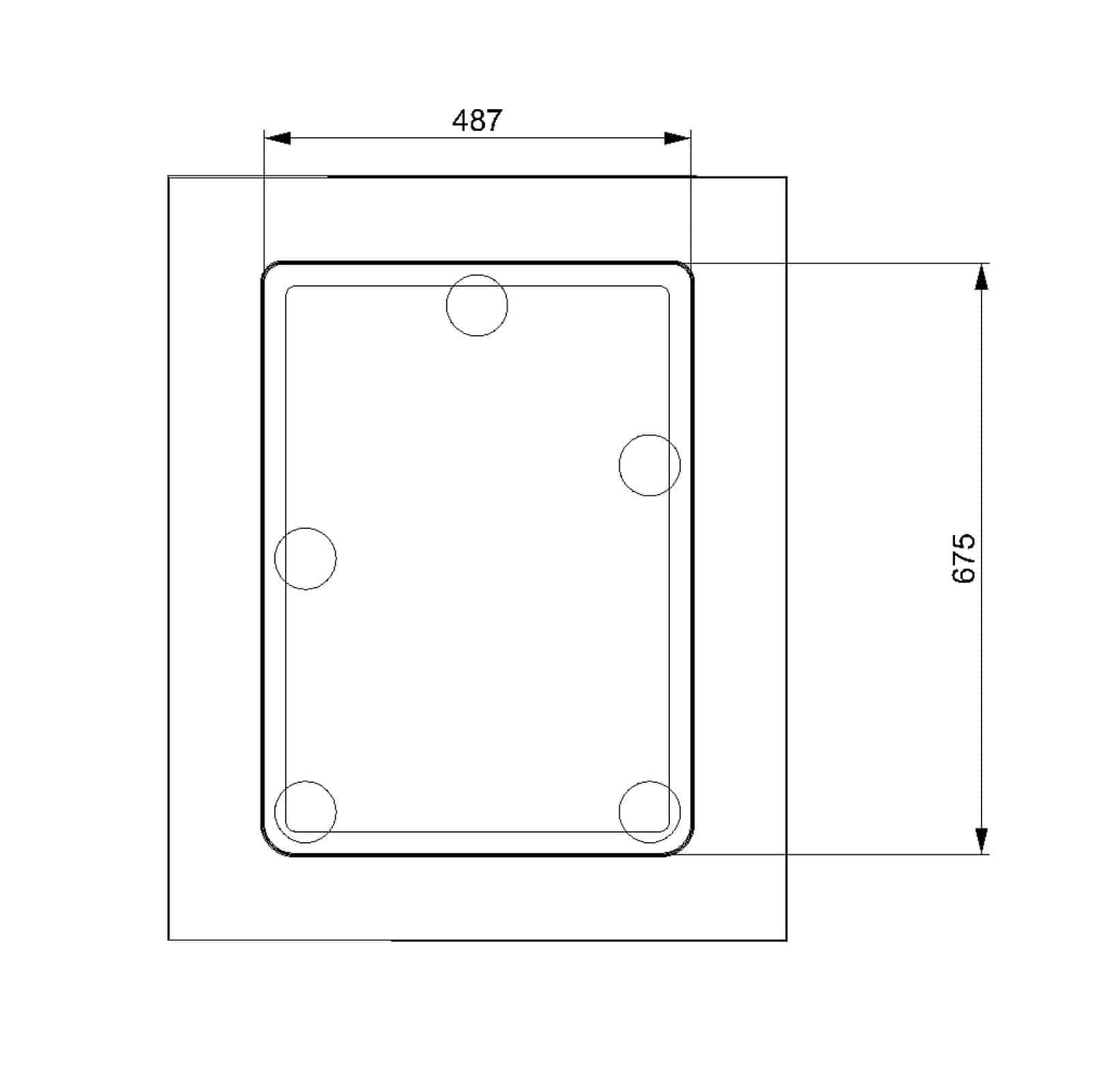 Shower Tray C - universal - Image 2