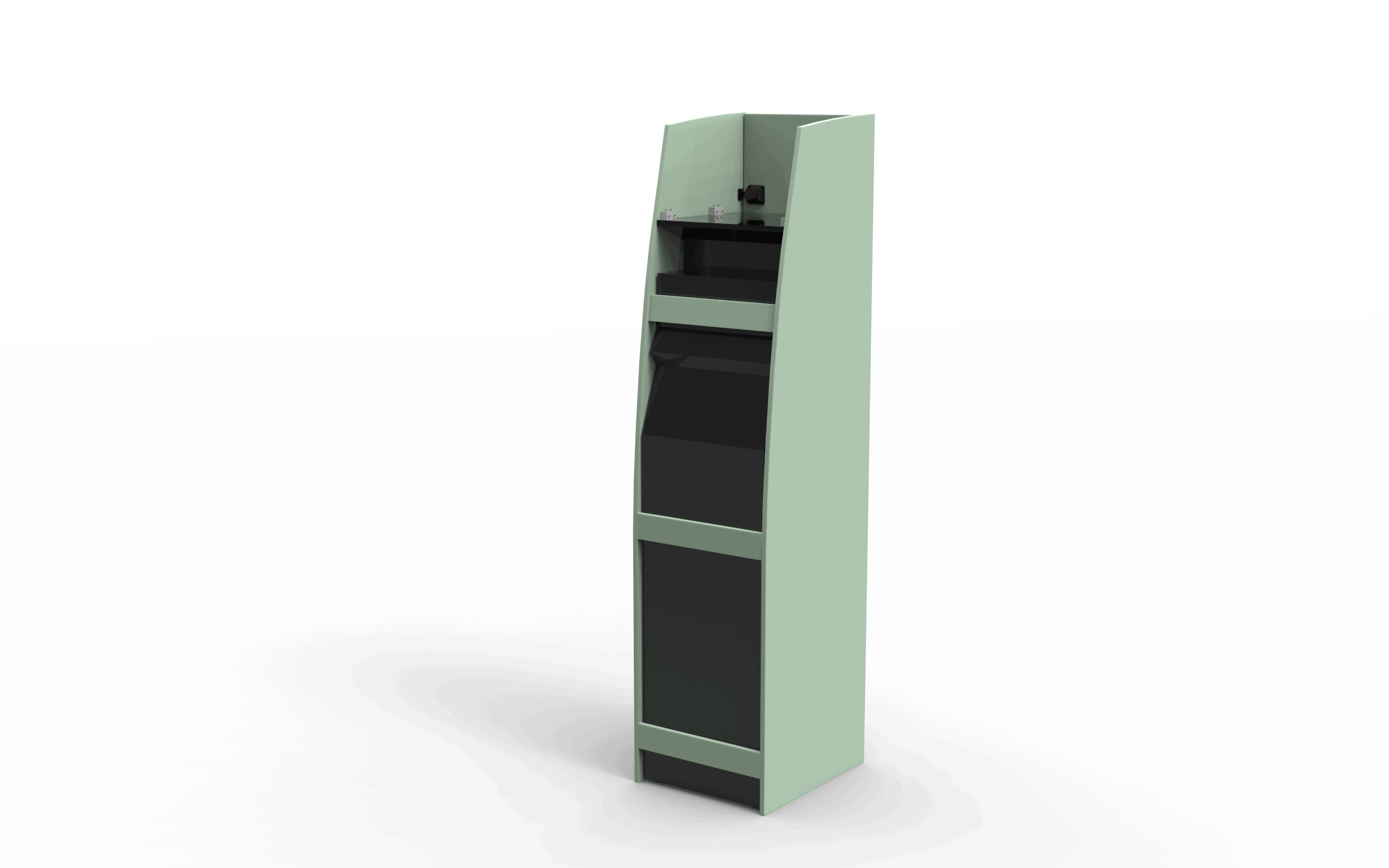 EVO TALL FRIDGE CUPBOARD Thetford T2138 ( Edge banded sides ) - Image 4