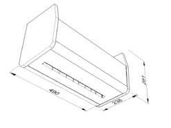 Alternative view of Locker Y 490mm Crafter 2017+ & MAN TGE LWB (D3) Over sink