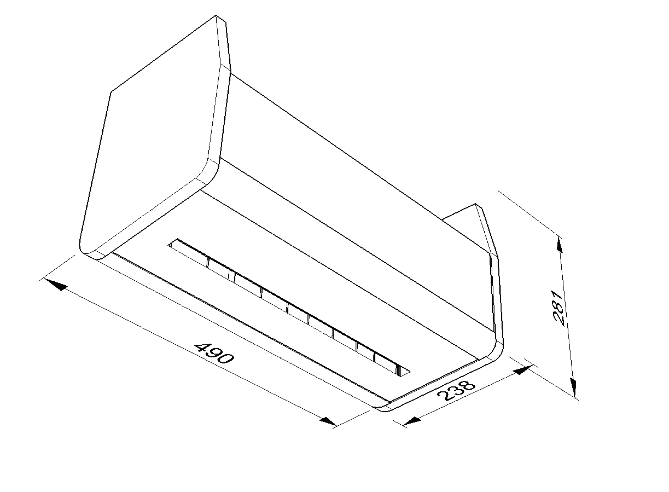 Locker Y 490mm Crafter 2017+ & MAN TGE LWB (D3) Over sink - Image 2