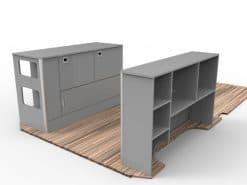 Alternative view of Under platform bed storage ( E ) Sprinter Front wheel drive MWB