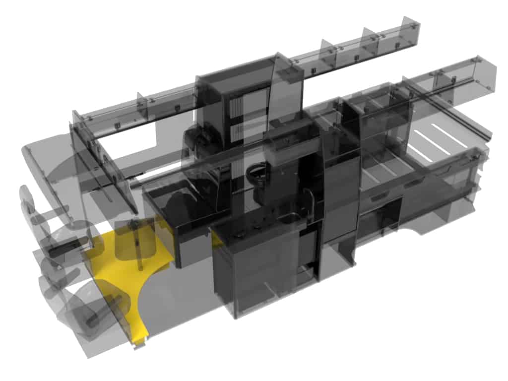 D4 Sprinter LWB Front plinth Location