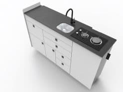 EVO V8 XL LARGE VANS Side door kitchen pod Extended