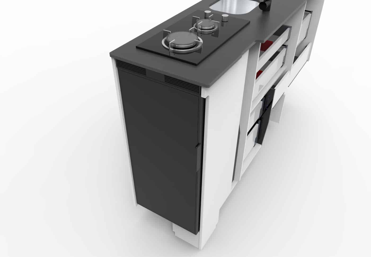 EVO V8 XL LARGE VANS Side door kitchen pod Extended - Image 2