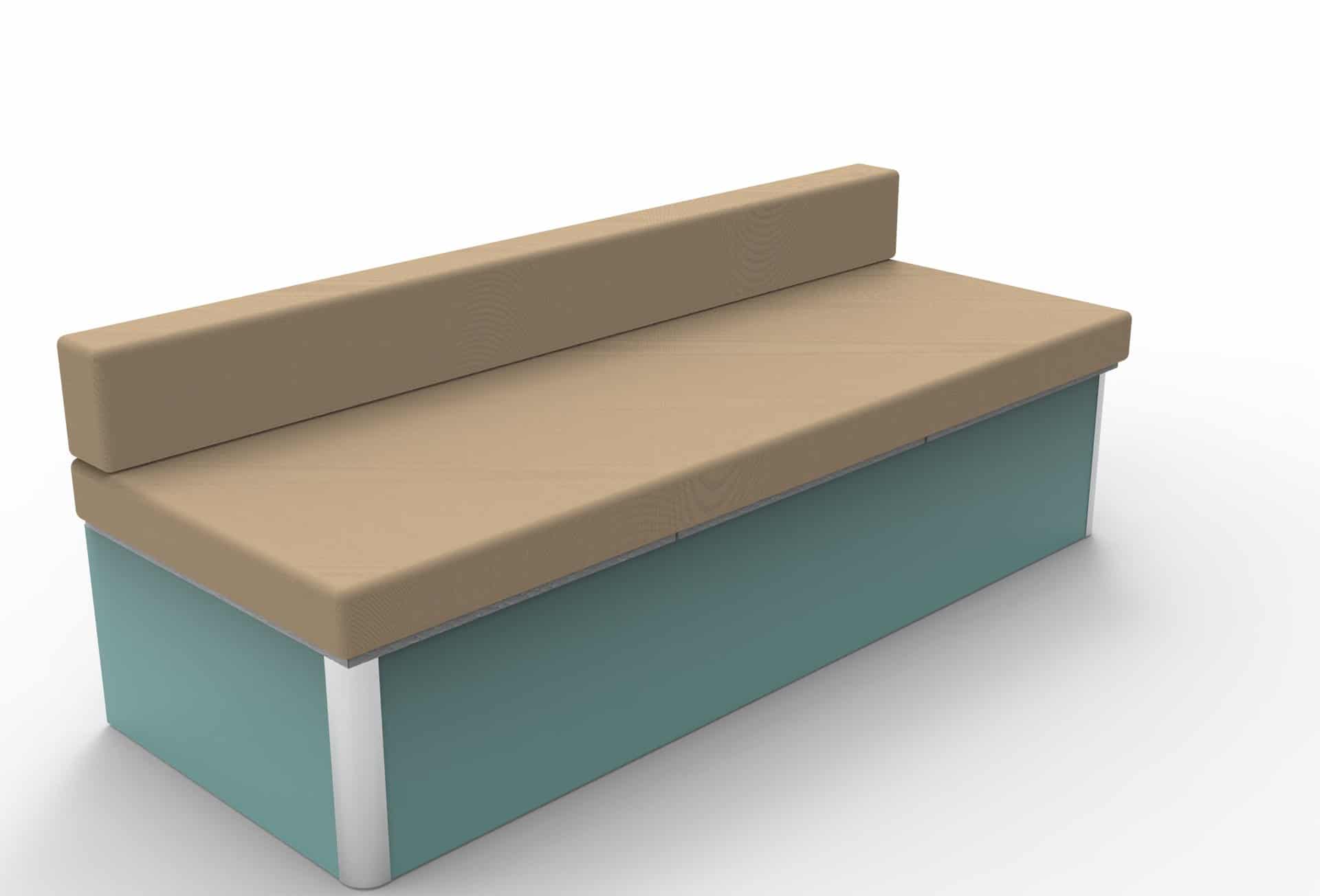 Bench seat Crafter Sprinter 1820 x 680 x 360(h) mm