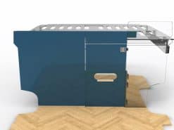 GARAGE DOOR DIVIDER + Slide out panel + Hinged door - New Shape crafter