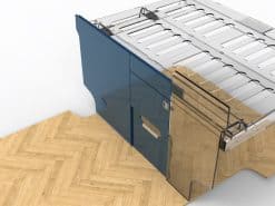 Alternative view of GARAGE DOOR DIVIDER + Slide out panel + Hinged door - New Shape crafter